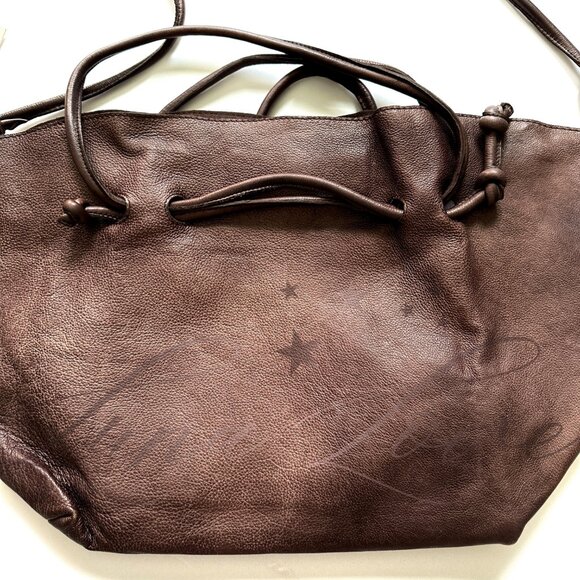 FREE PEOPLE Head Over Heels Tote / Shoulder Bag In Espresso NWT - Picture 6 of 10